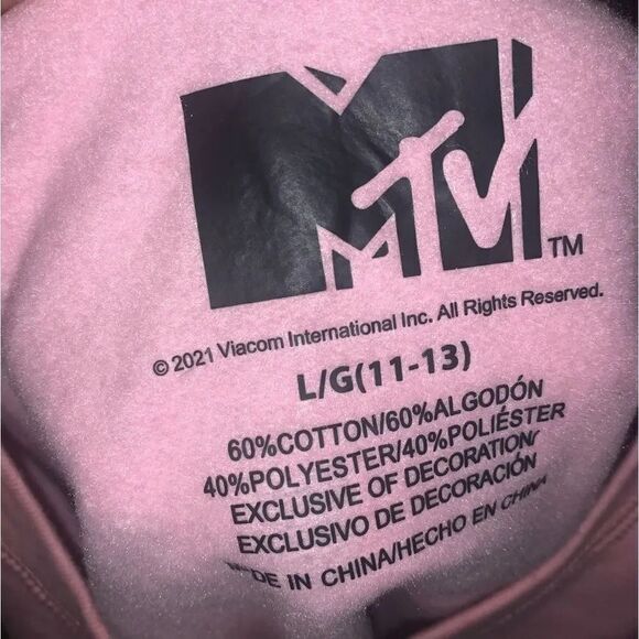MTV Juniors’ Graphic Print Sweatshirt - Picture 2 of 5
